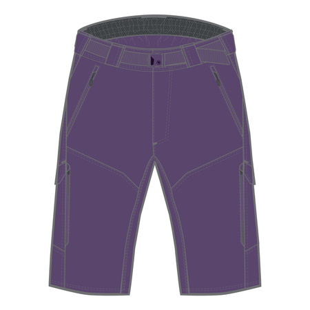 SZORTY ENDURA WMS HUMMVEE + LINER PAD PURPLE XS