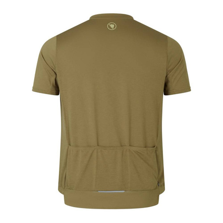 KOSZULKA KR.ENDURA LOOP ZIPPED GREEN XL
