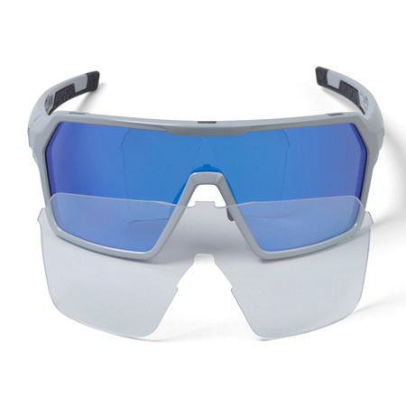 OKULARY ENDURA SINGLETRACK GREY SET