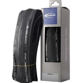 OPONA 28" SCHWALBE LUGANO II 700X23MM BLACK ZWIJAN