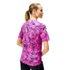KOSZULKA KR.ENDURA GRID FLORAL WMS LTD PINK XL