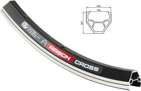 OBRĘCZ AUTHOR 29" ARGON CROSS X7 36H BLACK