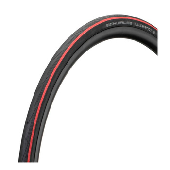 OPONA 28" SCHWALBE LUGANO II 700X25MM BK-RED ZW