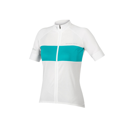 KOSZULKA KR.ENDURA WMS FS260-PRO WHITE-TURKUS XS