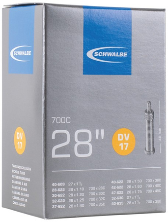 DĘTKA 28" DV SCHWALBE DV17 GWINT 40MM