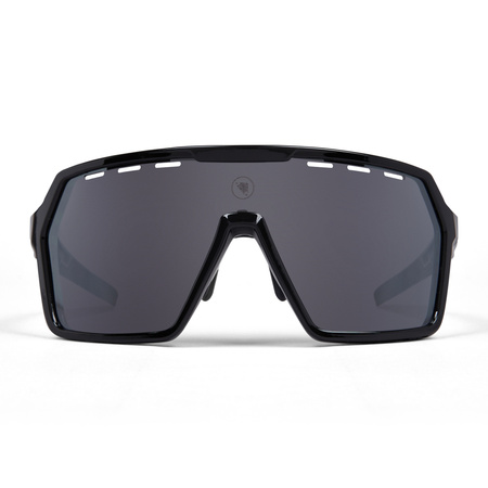 OKULARY ENDURA SINGLETRACK BLACK SET