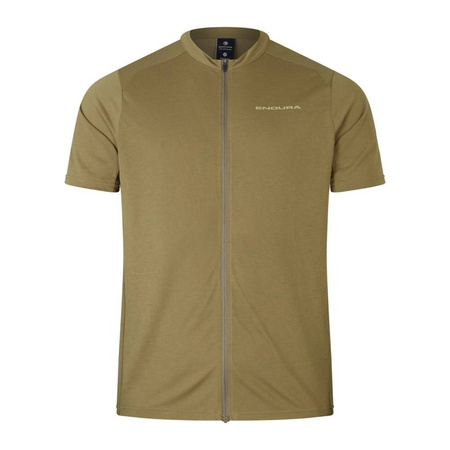 KOSZULKA KR.ENDURA LOOP ZIPPED GREEN XL