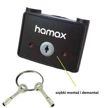 UCHWYT HAMAX KISS SLEEPY SMILEY SIESTA - ZAMYKANY