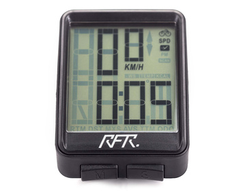 LICZNIK RFR 12 FUNKCJI BLACK BEZPRZEWODOWY