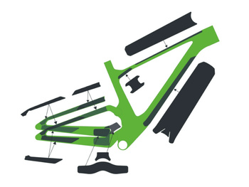 ZESTAW SYNCROS FRAME PROTECTION SPARK CARBON