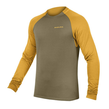 KOSZULKA DŁG.ENDURA SINGLETRACK FLEECE MUSTARD M