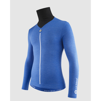 BIELIZNA ASSOS LS MEN UZ WINTER SKIN LAYER BLUE 1